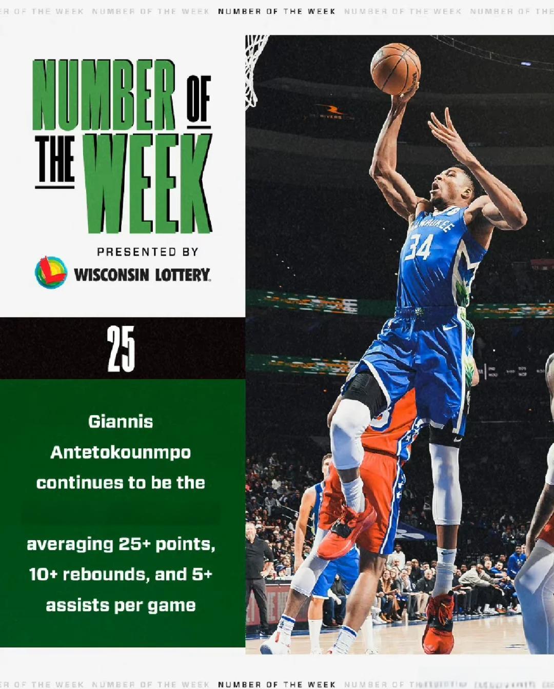 包含雄鹿横扫老鹰！字母哥全面发挥，率队大胜对手的词条